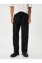 Oversize Parachute Loose Trousers with Lace Waist Pockets - 3