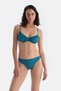 النفط الأزرق Underwire بيكيني الأعلى - 3