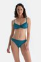 النفط الأزرق Underwire بيكيني الأعلى - 4