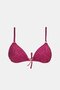 Olympos Purple Triangle Bikini Top with Removable Pad Without Padding - 6