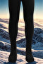 Girl's Cotton Pantyhose Black - 5
