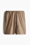 Diz Boyu Pike Şort Relaxed Fit