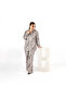 Co-Ord Set – Solid Brown Shirt and Pant with Sequin Work in Cotton-Polyester Blend.
