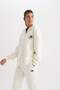 Fit Nba Boston Celtics Oversize Fit Wide Fit Hooded Back Printed Thick Fabric Cardigan D069 - 5
