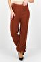 Women Knitted Pull-On Jogger Pants, Brown