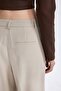 Classic Trousers Wide Leg Wide Loose Legs with Pockets High Waist Standard Length Basic Plain D8150Ax24Au - 6