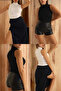 Ribbed Sleeveless Lycra Comfortable Fit Bady Blouse Product Length 48 Cm. 2-Pack Product. - 5