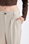 Classic Trousers Wide Leg Wide Loose Legs with Pockets High Waist Standard Length Basic Plain D8150Ax24Au - 5