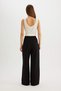 Wide Leg and Elastic Waist Lace-Up Trousers - 25K801T03119 - 5
