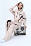 Trend Oversize Girl's 100% Cotton Garnished Tracksuit Set – Zippered Model-315