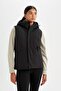 Windproof Water Repellent Regular Fit Hooded Sports Vest C4767Ax24Au - 4