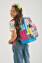 Kids School Bag Gray Blue Pink Anime 23737 - 3