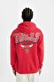 Fit Red Nba Chicago Bulls Oversize Wide Fit Hooded Sweatshirt C9269Ax24Au - 7