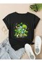 Ice and Cocktail Product Modern Design Custom Print Women's Unisex Oversize Crew Neck T-Shirt