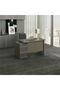Eupen Office Desk - Grey Solid & Engineered Wood, 1 Drawer & 1 Door, 5-Year Warranty, 137x60cm