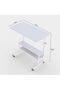 Milly Computer Table - White, Office Desk with Rolling Base & Storage, 8x88x46cm, 1 Yr Warranty - 2