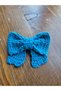 Blue Knitted Bow Buckle - 3