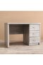 Saturn Office Desk - Grey Oak L120.7xW60.3xH78.4cm - 4