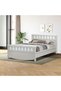 Hazel 120x200 Bed - Light Beige/White L208.5xW138xH92cm