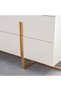 New Poliana Beige Dresser with Mirror & Stool - 6 Drawers, 2-Year Warranty, Stylish Bedroom Storage - 6