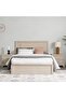 Ryan 150x200 Queen Bed - Antique Grey Ash Veneer L157.8xW208xH120cm - 2