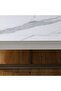 Morch Square Coffee Table - White & Brushed Silver - Modern Wood Design with 2-Year Warranty - 5