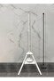 Clothes Incense Burner Stand - 175cm long Bakhoor Burner Stand Hanger with Cloth Hooks (White) - 7