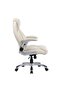 Tyrell High Back Office Chair - Beige L75.5xW72.5xH112-119.5cm - 7