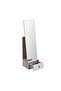 Trevor Long Standing Mirror - Elegant Beige & Light Grey Bedroom Dresser Mirror, 50x40x190cm - 3