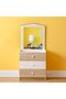 Stanley 3-Drawer Dresser with Mirror - Sonoma Oak/White, Stylish Bedroom Storage, 2 Years Warranty - 3