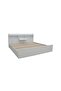 Supreme 200X200 Super King Bed-White L222.5xW218xH100cm - 6