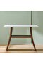 Aurelia Solid Wood Bar Counter - Walnut/Beige - 2