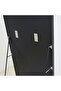 Oakleaf Floor Mirror with RGB LED Lights & Bluetooth Speaker - Black, 75x4.8x180cm - 2-Year Warranty - 6