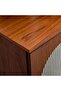 Azeron Buffet Cabinet - Elegant Brown Dining Storage with 2-Year Warranty, Engineered Wood & Glass - 7