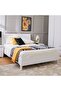Brooklyn 180x200 King Bed - White L224.2xW185.8xH100.8cm