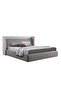 Ultima 180x200 Upholstered King Bed - Grey L225xW211xH105.5cm - 2