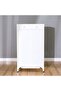 New Aloha Chest of 5 Drawers - Elegant White/Golden Storage Solution with 2-Year Warranty - 5