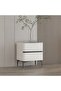 Santelmo 2 Drawer Night Stand-HG Light Beige