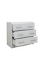 Supreme 3-Drawer Young Dresser - White - Engineered Wood - 2-Year Warranty - Kids Furniture - 3