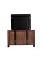 Alhamra Dresser with Mirror & Stool - Stylish Bedroom Storage in Dark Brown/White/Green - 3