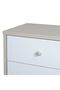 Hazel Kids Night Stand with 2 Drawers - Light Beige & White - Engineered Wood - 40x45x50cm - 7