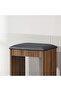 Supreme Light Walnut Stool for Dresser - Engineered Wood, 42.5x29.2x44.5cm, 2-Year Warranty - 2