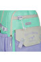 New Season Green-Purple Premium Clinker School Backpack with Pen Holder (1513) - 6