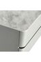 Santelmo Night Stand - High Gloss Light Grey - With 2-Year - 8