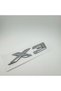 BMW X3 trunk emblem, chrome - 2