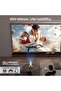 جهاز عرض LCD لاسلكي بدقة 4K مع نظام Android 13، 250 لومن ANSI، والتركيز التلقائي، وتصحيح الانحراف التلقائي - 4