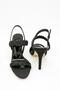 Zulma Black Heeled Stone Detailed Shoes - 3
