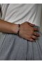 Silver Men's Thick Chain Bracelet Women's Stainless Steel Color Unisex Non-Tarnish Steel Bracelet - 5