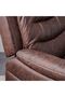 Adric 1 Seater Airleather Manual Recliner - Brown L85.09xW98xH104cm - 8