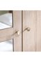 Monro 3 Door Wardrobe with Mirror - Natural Oak L121.8xW58xH210cm - 4